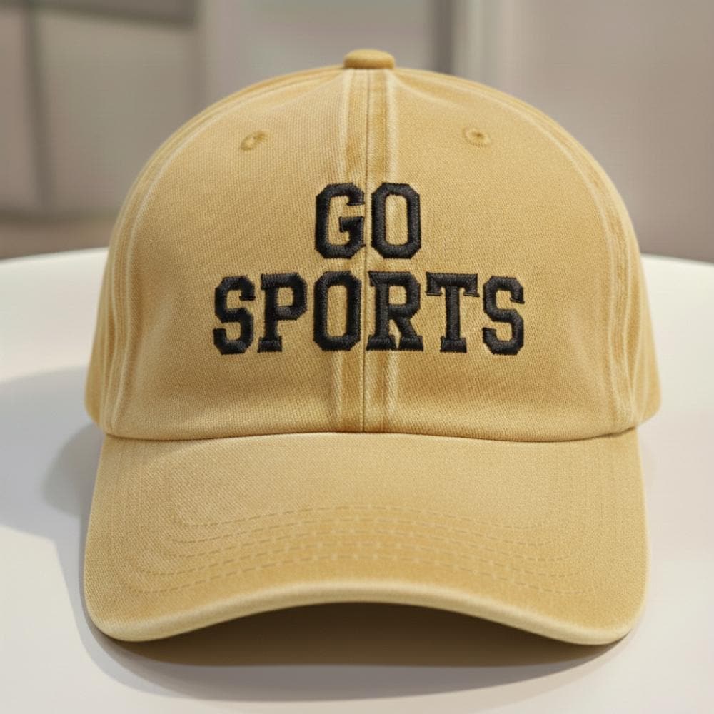 Funny Sports Embroidered Dad Hat, Vintage Washed Baseball Cap, Casual Gift for Dad