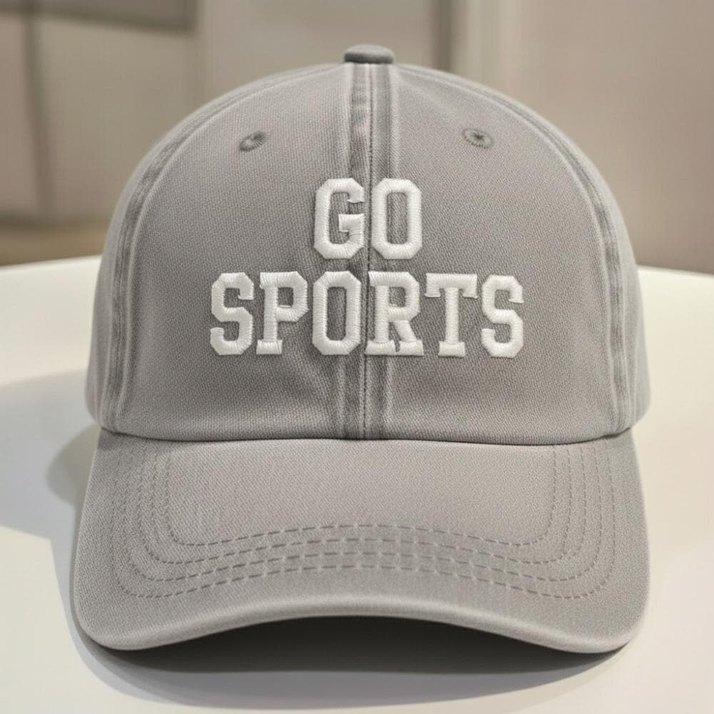 Funny Sports Embroidered Dad Hat, Vintage Washed Baseball Cap, Casual Gift for Dad