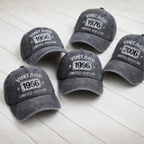 Custom Vintage Limited Edition Birthday Dad Cap