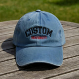 Personalized University Embroidered Hat, Custom College Name Baseball Cap, Alumni Gift