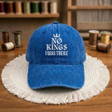 Funny Minimalist Embroidered Hat, Vintage Washed Cotton Baseball Cap, Humor Gift