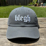 Metalcore Style Embroidered Dad Hat, Gothic Washed Denim Baseball Cap, Alternative Fashion Gift