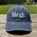 Metalcore Style Embroidered Dad Hat, Gothic Washed Denim Baseball Cap, Alternative Fashion Gift