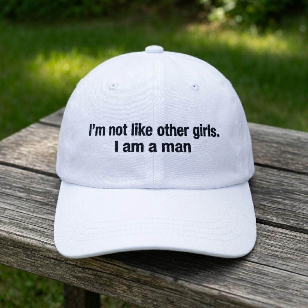 Funny Sarcastic Embroidered Dad Hat, Vintage Washed Black Baseball Cap, Humor Gift