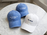 Custom Wedding Family Embroidered Hat, Bachelorette Party Bride Tribe Gift, Mother of The Bride Groom Cap, Matching Wedding Party Member Hat