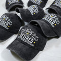 Custom Retired Year Hat, Personalized Retirement Gift for Men Women, Not My Problem Anymore, Washed Vintage Embroidered Dad Cap