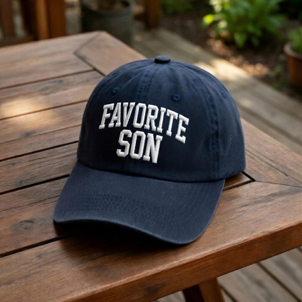 Favorite Son Daughter Embroidered Hat, Funny Family Baseball Cap, Gift for Kids