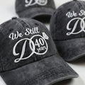 Custom We Still Do Anniversary Hat, Personalized Wedding Anniversary Gift, 50 Years Caps, Vow Renewal Gift, Matching Couple Hats