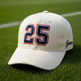 3D Puff Number Embroidered Hat, Personalized Football Player Jersey Cap, Name Embroidered Sports Headwear, Soccer 2026 Game Day Cap