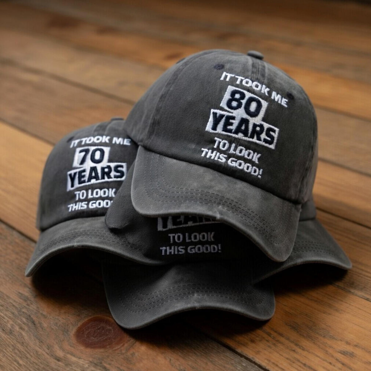 Funny Custom Birthday Hat, It Took Me 50 60 70 80 Years To Look This Good, Personalized Birthday Gift for Men Women, Embroidered Dad Cap