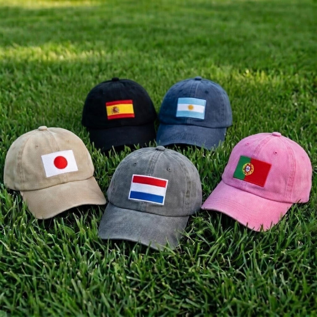 Custom Country Flag Embroidered Hat, Personalized National Flag Baseball Cap, Sports Fan Gift
