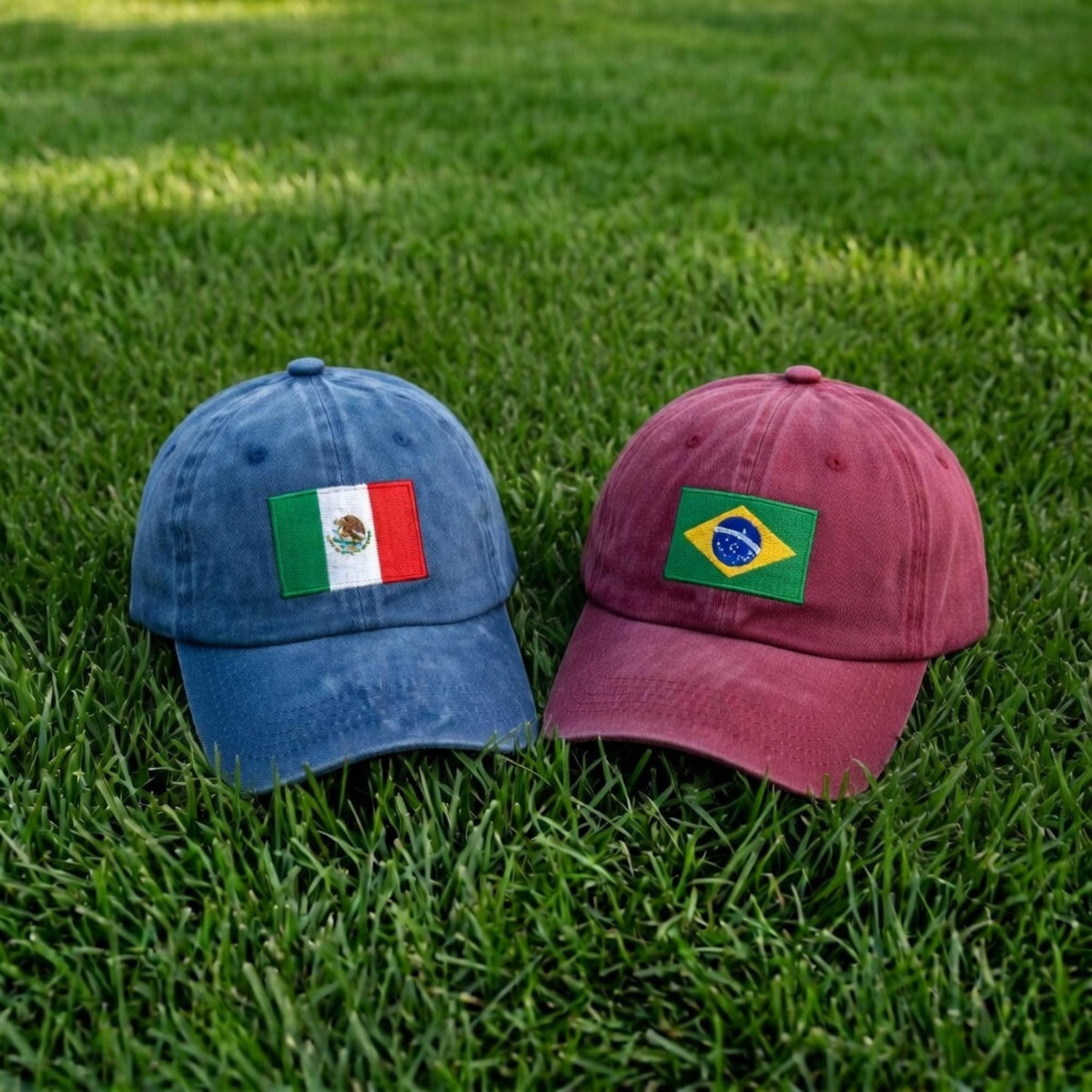 Custom Country Flag Embroidered Hat, Personalized National Flag Baseball Cap, Sports Fan Gift