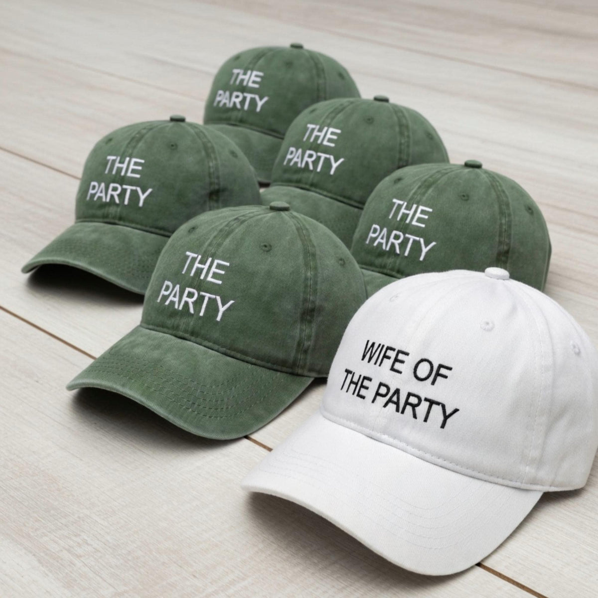 Wife of the Party Embroidered Hats, Custom The Party Bachelorette Caps, Bridesmaid Gift, Custom Bride Baseball Hat, Retro Wedding Party Gift