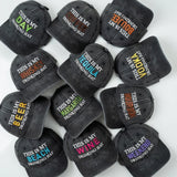 Custom This Is My Drinking Embroidered Hat, Funny Bachelorette Party Hats, Custom Drink Cap, Custom Girls Trip Gift, Washed Caps