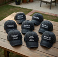 Embroidered Cotton Dad Cap, Rude Humor Trucker Hat, Custom Slogan Party Hat