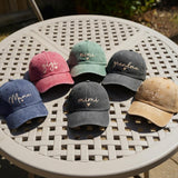 Personalized Grandma Embroidered Hat, Custom Mama Mimi Gigi Nana Baseball Cap