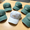 Happy Camper Bachelorette Party Hats, Retro Custom Embroidered Baseball Caps, Outdoorsy Bridal Shower Gifts, Camping Bach Party Favors