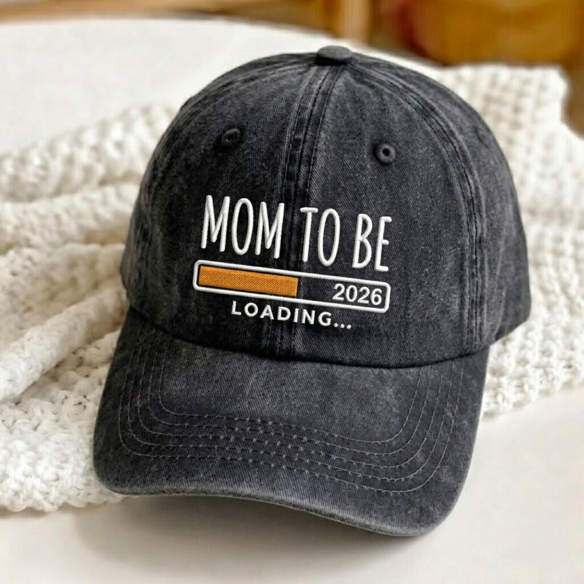 Matching Mom and Dad To Be Embroidered Hats, New Parents 2026 Baseball Caps, Pregnancy Announcement Gift
