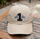 Custom Age Number Hat, Racing Birthday Party Hat, Personalized Boys Hat, Two Fast Two Curious Shirt Match, Embroidered Baseball Cap