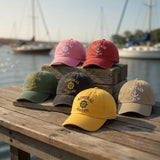 Personalized Captain Embroidered Hat, Custom Nautical Baseball Cap, Boating Gift