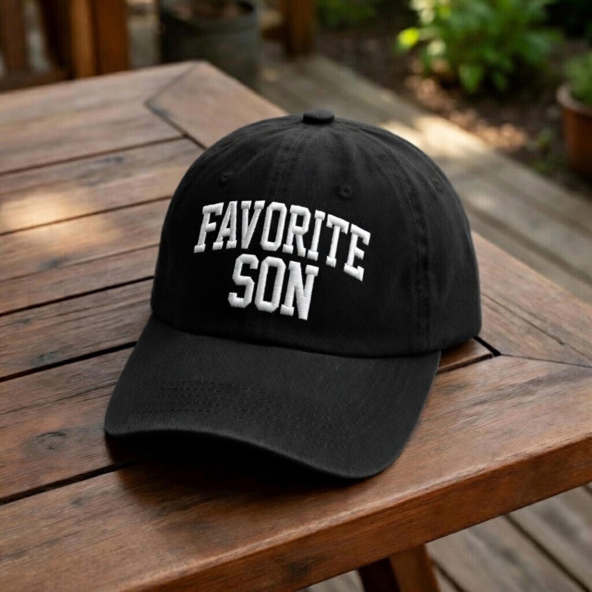 Favorite Son Daughter Embroidered Hat, Funny Family Baseball Cap, Gift for Kids