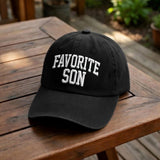 Favorite Son Daughter Embroidered Hat, Funny Family Baseball Cap, Gift for Kids