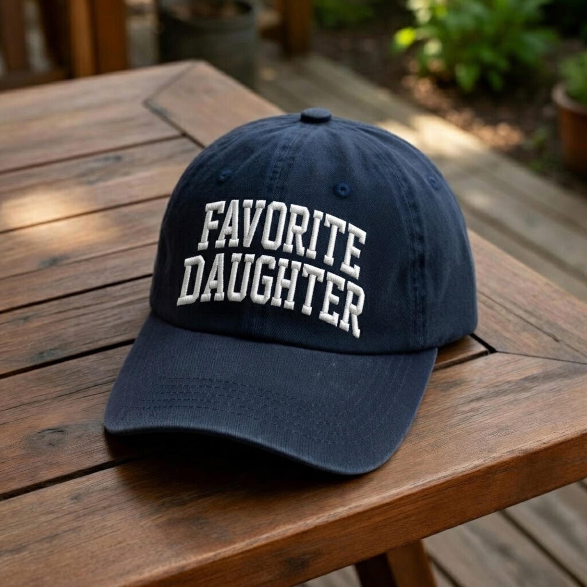 Favorite Son Daughter Embroidered Hat, Funny Family Baseball Cap, Gift for Kids