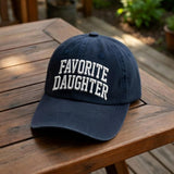 Favorite Son Daughter Embroidered Hat, Funny Family Baseball Cap, Gift for Kids
