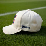 3D Puff Number Embroidered Hat, Personalized Football Player Jersey Cap, Name Embroidered Sports Headwear, Soccer 2026 Game Day Cap