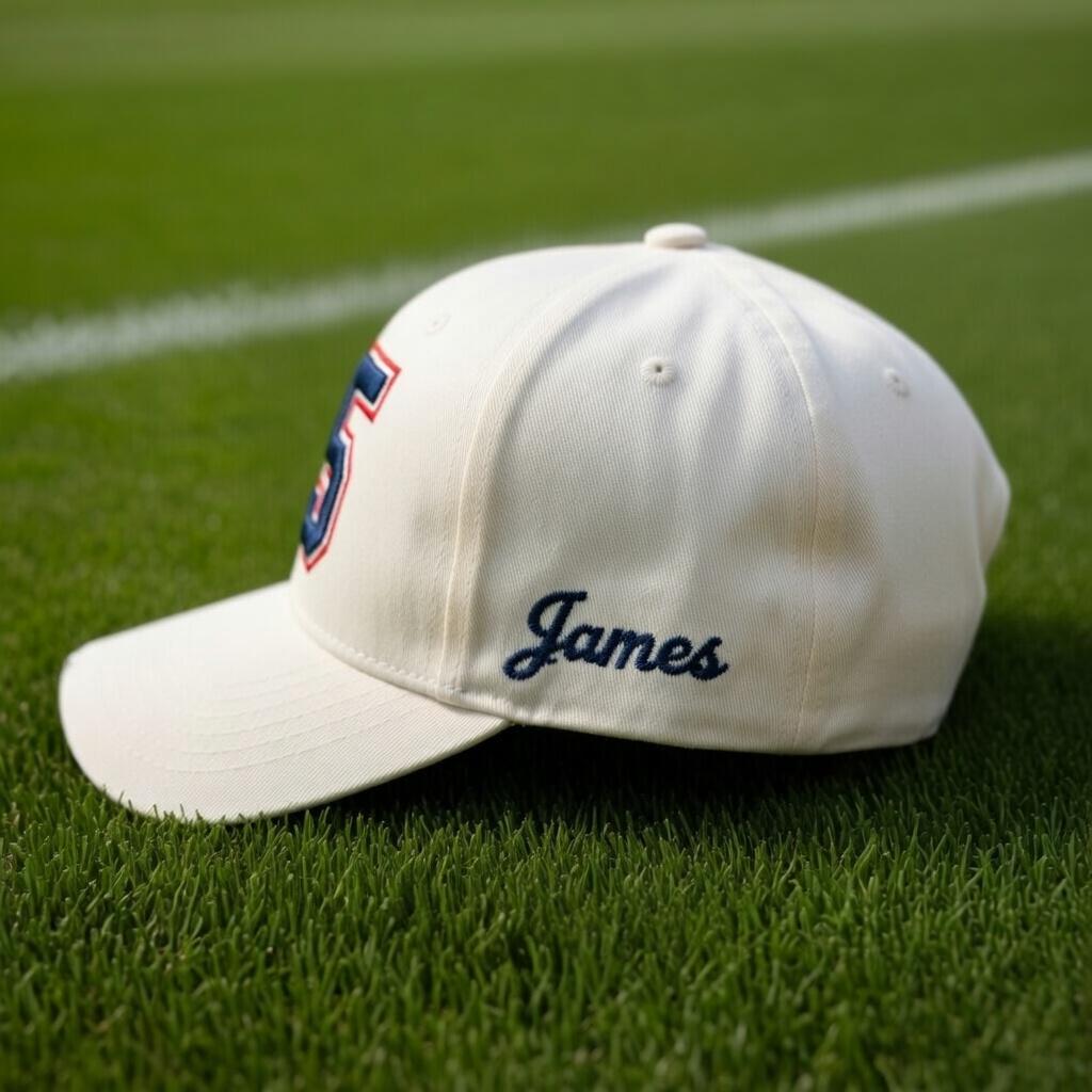 3D Puff Number Embroidered Hat, Personalized Football Player Jersey Cap, Name Embroidered Sports Headwear, Soccer 2026 Game Day Cap