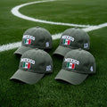 Personalized Mexico Flag Embroidered Hat, Custom Number Baseball Cap, Soccer Fan Gift