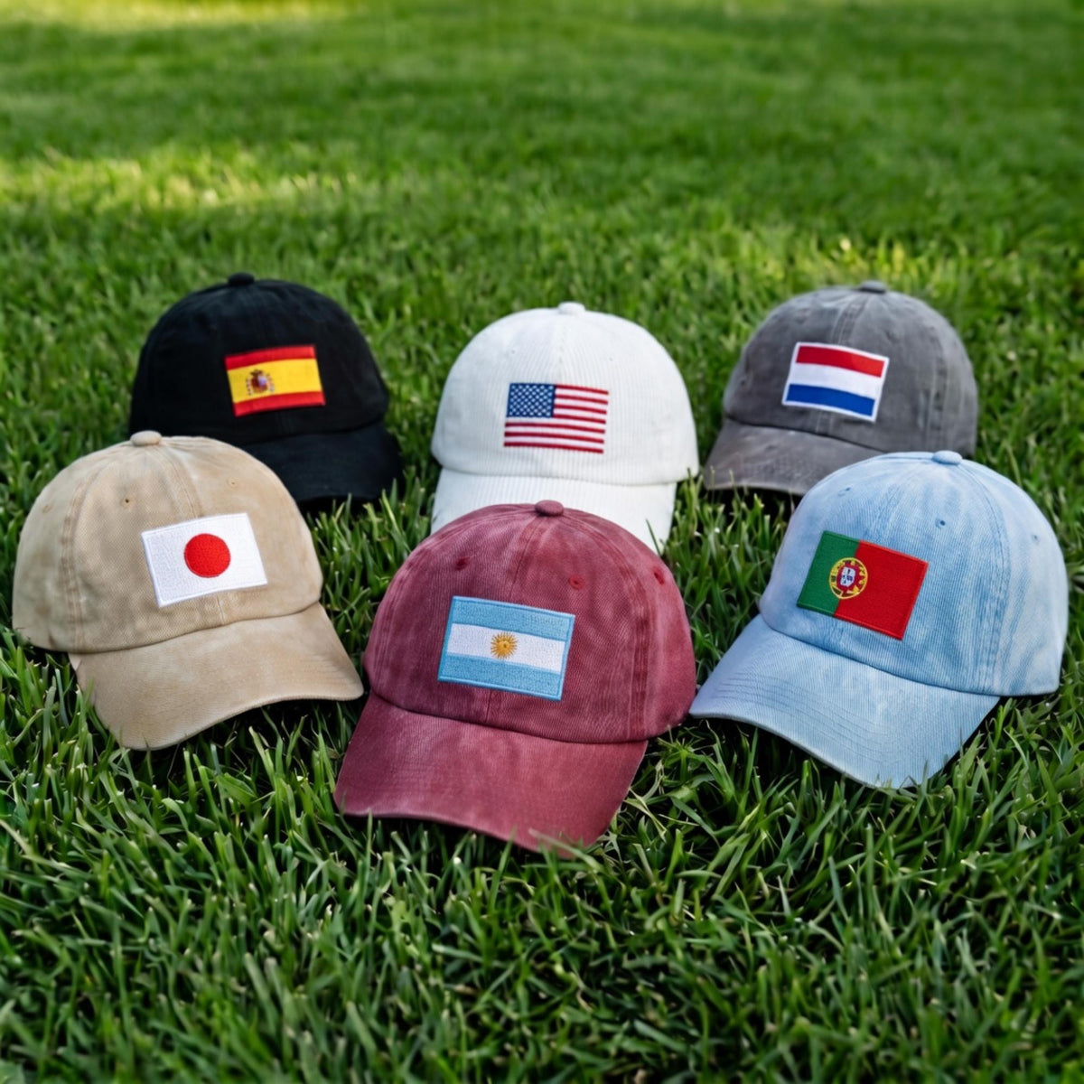 Custom Country Flag Embroidered Hat, Personalized National Flag Baseball Cap, Sports Fan Gift