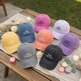 Custom Bride Club Embroidered Baseball Cap - Retro Sorority Style Bachelorette Wedding Cotton Dad Hat