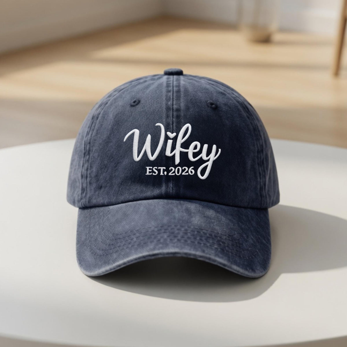 Matching Husband and Wife Embroidered Hats, Wedding Couple Baseball Caps, Anniversary Gift