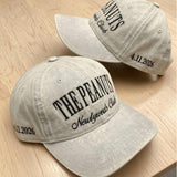 Custom Newlyweds Club Embroidered Hat, Personalized Wedding Date Baseball Cap, Mr and Mrs Anniversary Gift, Retro Couple Matching Hats