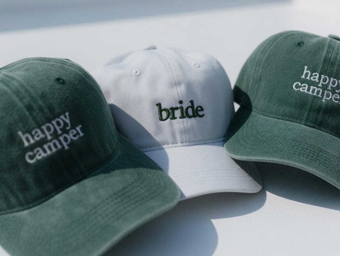 Embroidered Camp Bachelorette Hat, Personalized Bachelorette Party Cap, Bachelorette Party Favor, Bridal Party Gift, Unisex Baseball Cap