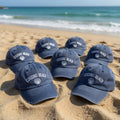 Matching Cousins Beach Embroidered Hats, Coastal Seashell Baseball Caps, Family Vacation Gift