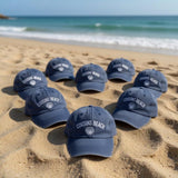 Matching Cousins Beach Embroidered Hats, Coastal Seashell Baseball Caps, Family Vacation Gift