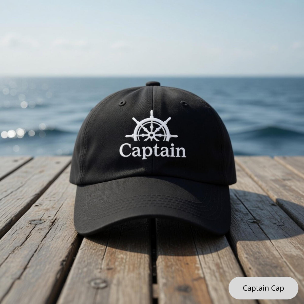 Matching Captain and First Mate Embroidered Hats, Nautical Couple Baseball Caps, Boating Gift