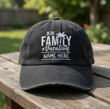 Custom Family Vacation Hats 2026, Personalized Last Name Baseball Caps, Matching Family Reunion Gifts, Embroidered Beach Hat,Summer Trip Cap