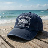 Custom Family Reunion Hats 2026, Personalized Beach Trip Baseball Caps, Matching Group Vacation Gifts,Embroidered Summer Party Hat, Boat Cap