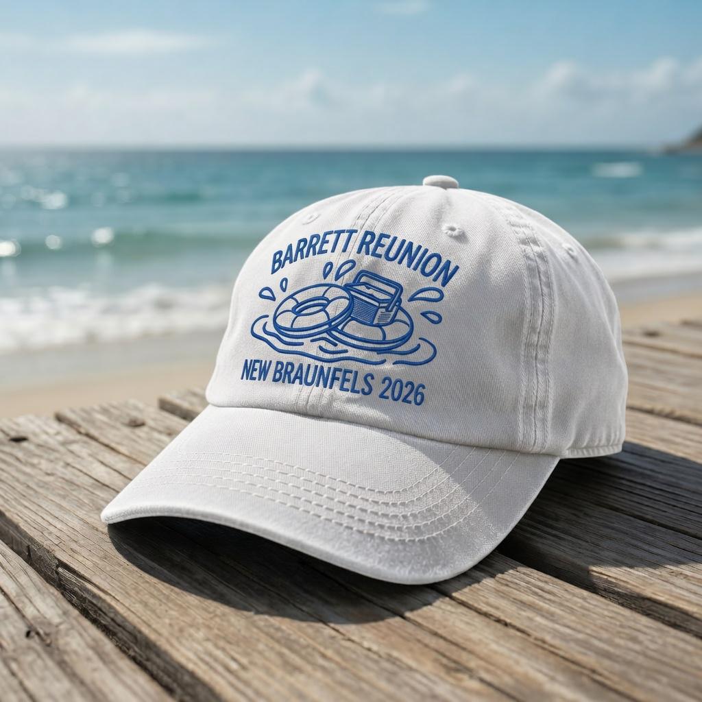 Custom Family Reunion Hats 2026, Personalized Beach Trip Baseball Caps, Matching Group Vacation Gifts,Embroidered Summer Party Hat, Boat Cap