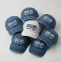 Sideline Social Club Embroidered Hat, Aesthetic Minimalist Embroidery Hat, Sports Fan Gift Cap, Game Day Accessory, Lifestyle Cap, Gift