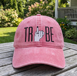 Custom Bride Tribe Middle Finger Hat, Funny Bachelorette Party Dad Cap, Sassy Bridal Party Gift, Edgy Embroidered Wedding Baseball Hat