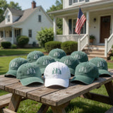 Custom Tree Embroidery Baseball Hat, Forest Nature Dad Cap, Outdoor Adventure Gift, Minimalist Pine Tree Cotton Hat, Personalized Garden Cap