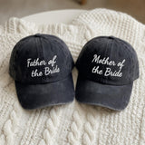Custom Father of the Bride Embroidered Hat – Personalized Wedding Dad Cap Gift