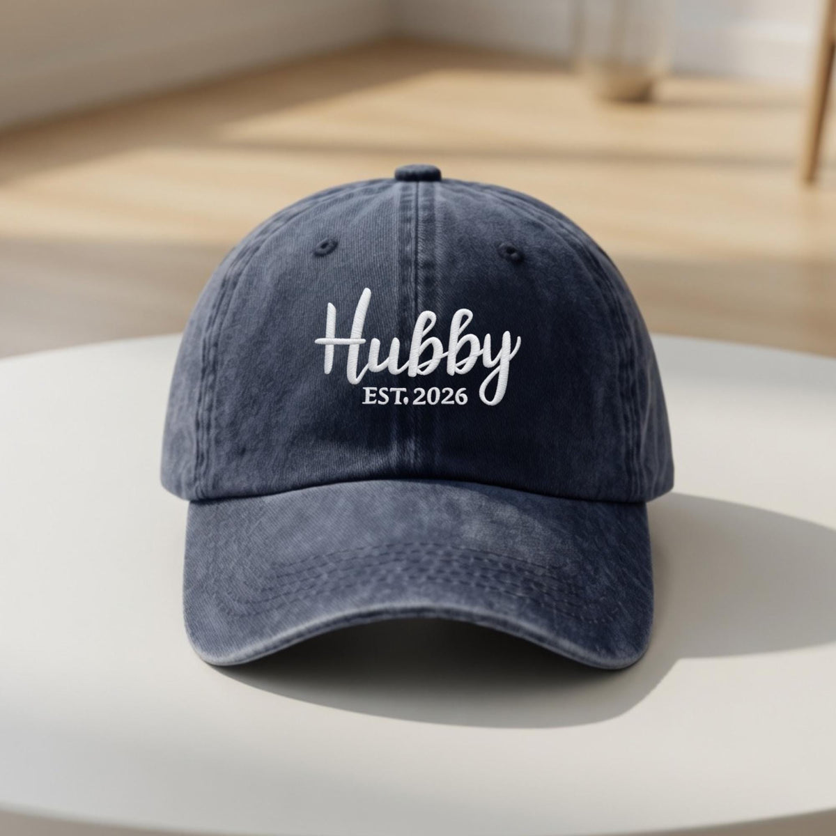 Matching Husband and Wife Embroidered Hats, Wedding Couple Baseball Caps, Anniversary Gift