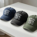 Custom Papa Hat with Kids Names, Personalized Father's Day Gift, Embroidered Dad Cap, This Awesome Papa Belongs To Hat, New Dad