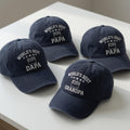 Custom World's Best Dad Grandpa Hat, Father's Day Gift, Papa Dada Toolbox Baseball Cap, Personalized Gift for Him, New Dad Gift, Men's Hat