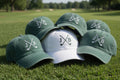 Custom Golf Initial Embroidered Hat - Personalized Monogram Dad Cap